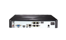 Load image into Gallery viewer, 4 Channel IP 4K Ultra HD Capable NVR with 2TB Hard Drive and (4) 1080P Bullet Cameras, Color Night Vision (QT854-4EW-2)